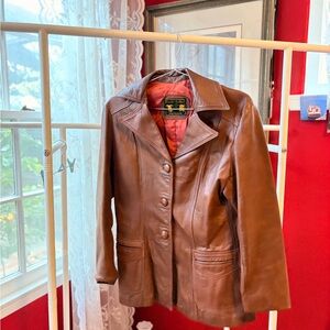 Mexican Leather Women's Jacket, Vintage from Film Lot